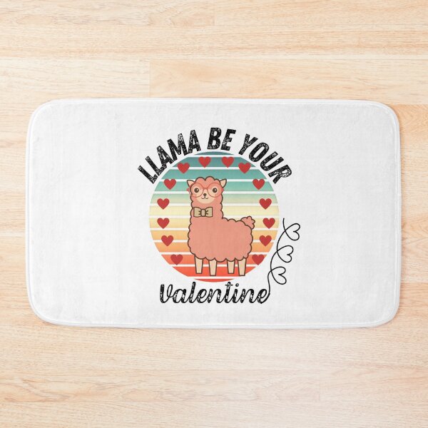 Item preview, Llama Be Your Valentine-Cute llama loves with hearts designed and sold by AmeliaStore1.