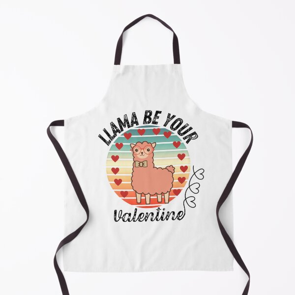 Item preview, Llama Be Your Valentine-Cute llama loves with hearts designed and sold by AmeliaStore1.