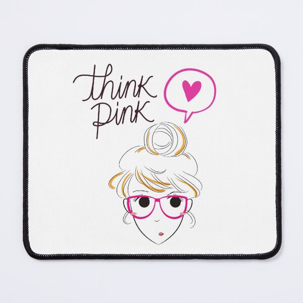 Item preview, Think pink on Valentine's Day designed and sold by TrazosdeLala.