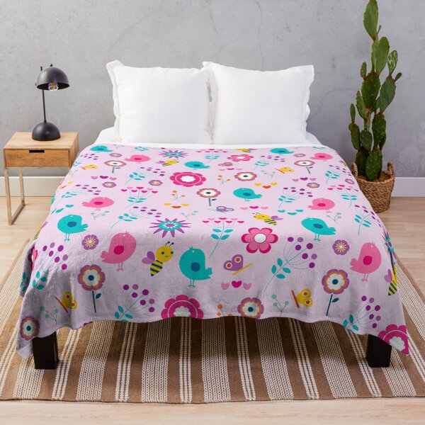 Item preview, Bees,flowers,butterflies,birds pattern  designed and sold by MariaMarinova.