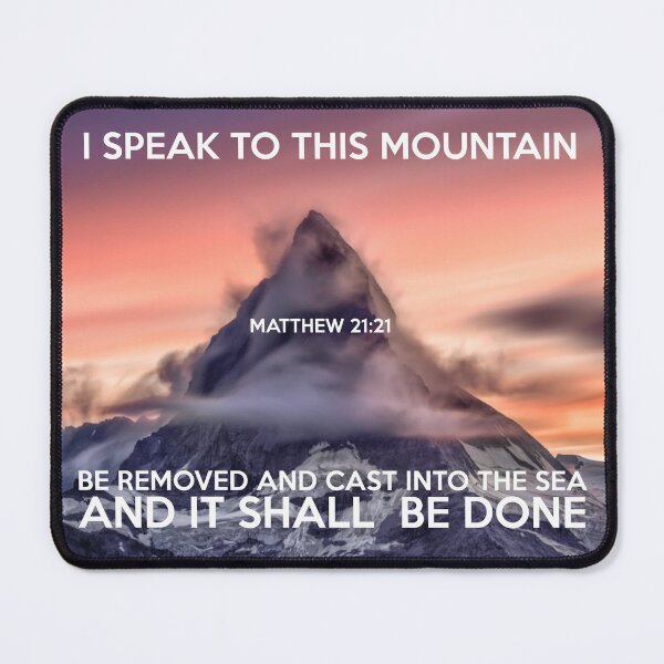 Item preview, I speak to this mountain: be removed and cast into the sea designed and sold by Warih.
