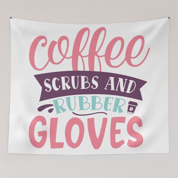 Item preview, coffee scrubs and rubber gloves designed and sold by Best-Designers.
