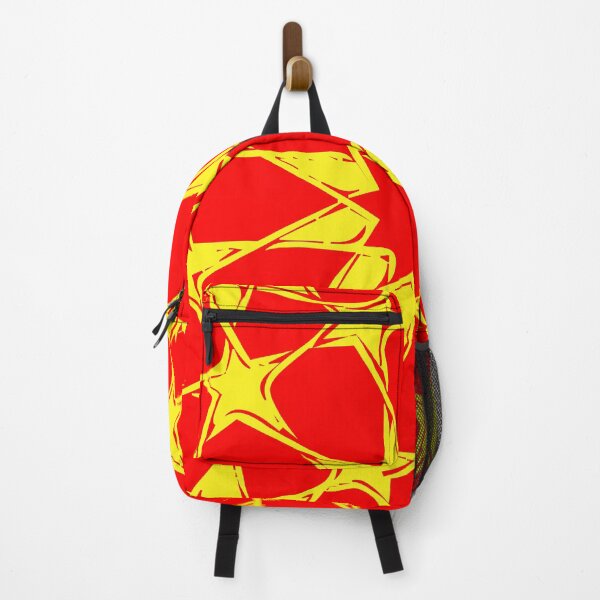 Item preview, geometric pattern red shade with yellow background designed and sold by Md Rashid Hasan.