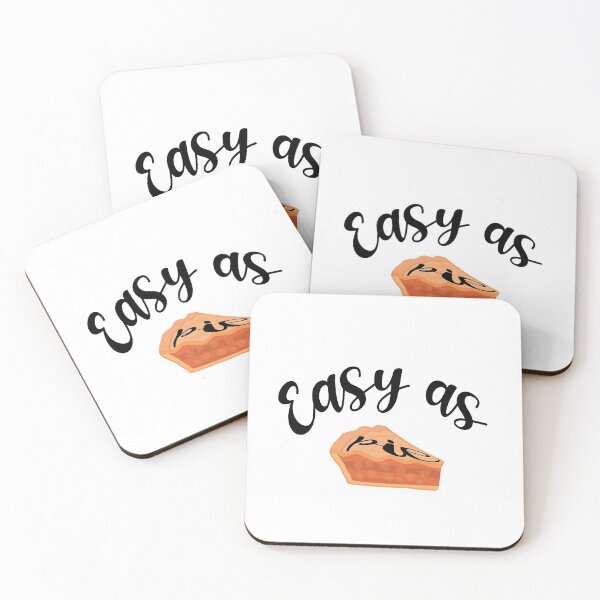 Item preview, Easy as pie designed and sold by AwesomeMeaning.