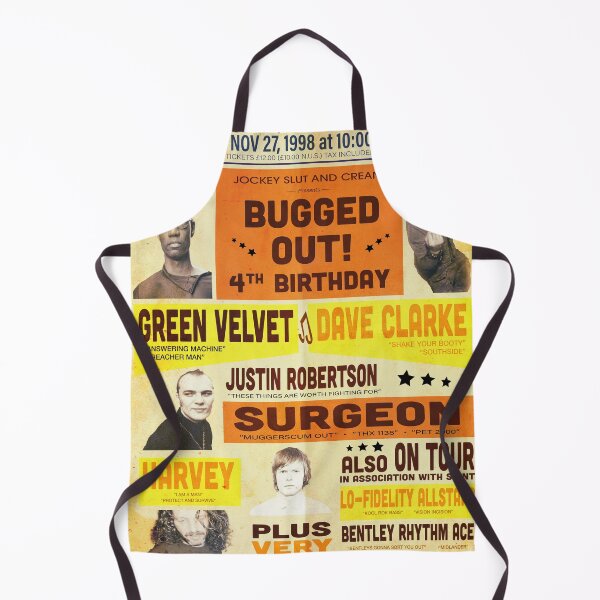 Item preview, Bugged Out 4th Birthday 1998 at Cream in Liverpool with Green Velvet Dave Clarke Surgeon and Harvey designed and sold by Lick-Design.