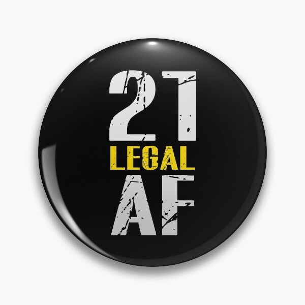 Item preview, 21 Legal AF Funny 21st Birthday designed and sold by Urlan.