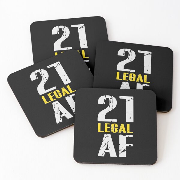 Item preview, 21 Legal AF Funny 21st Birthday designed and sold by Urlan.