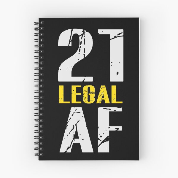 Item preview, 21 Legal AF Funny 21st Birthday designed and sold by Urlan.
