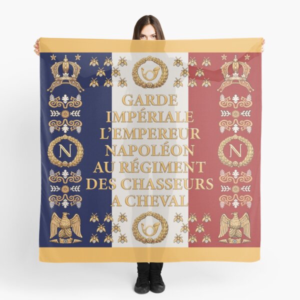 Napoleonic French flag of the Chasseurs A cheval de la Garde