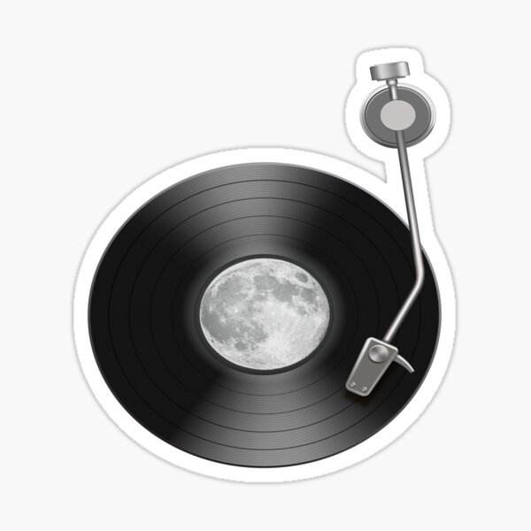 Item preview, Moon Full Moon Record Space designed and sold by MooonTees.