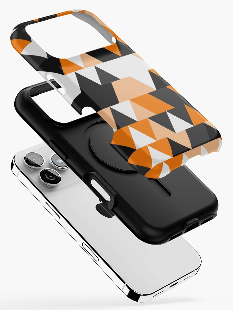 Thumbnail 2 of 4, iPhone Case, Triangles 1 designed and sold by genpythonart.