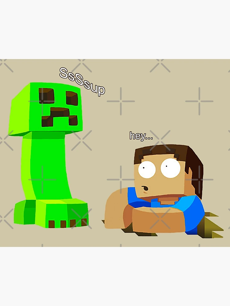 Digital Print Minecraft Creepers Throw Blanket : Target