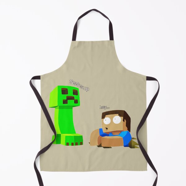 Item preview, Funny Minecraft Creeper and Steve designed and sold by ddkart.
