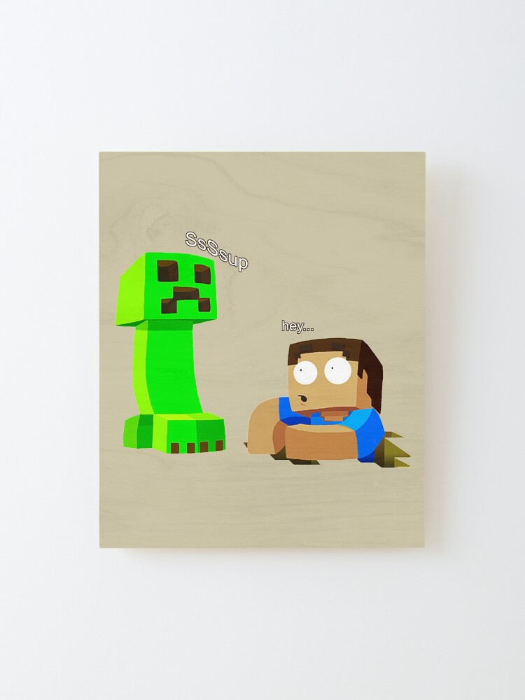 Minecraft Enderman and Creeper Poster for Sale by ddkart