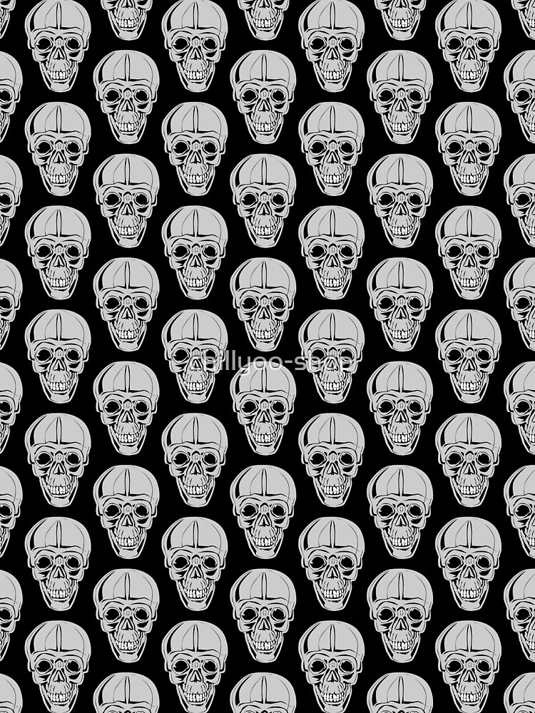 Scull - life is short and quickly - Schädel - Totenkopf | GREY VERSION von chillyoo-shop