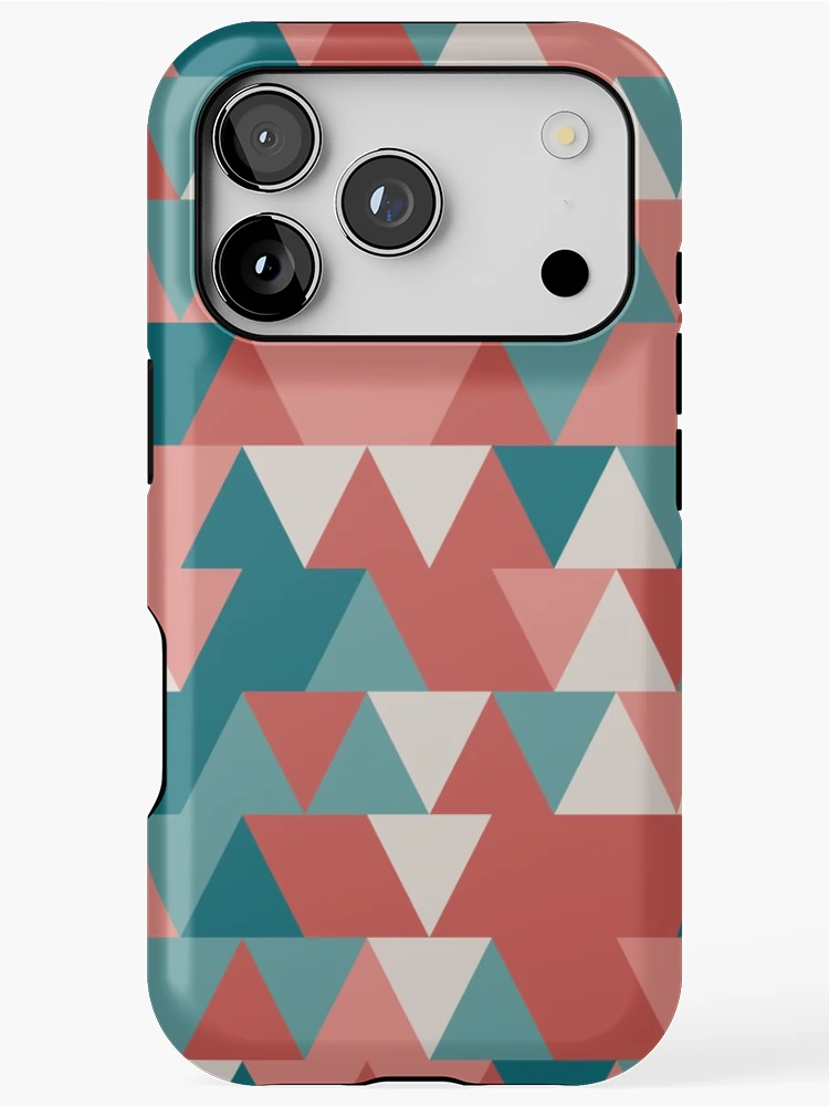 Thumbnail 1 of 4, iPhone Case, Triangles 2 designed and sold by genpythonart.