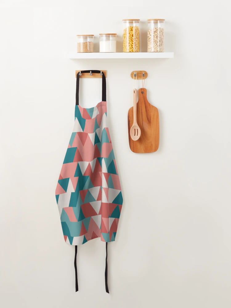 Thumbnail 4 of 6, Apron, Triangles 2 designed and sold by genpythonart.