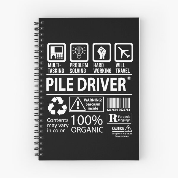 Item preview, Pile Driver T Shirt - MultiTasking Certified Job Gift Item Tee designed and sold by oslandefren.