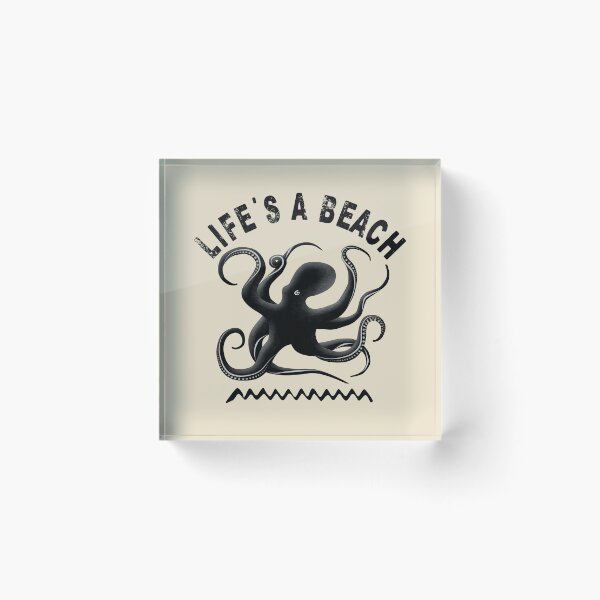 Item preview, Life Is A Beach - Funny Summer Vacation Pun Quote designed and sold by TMBTM.