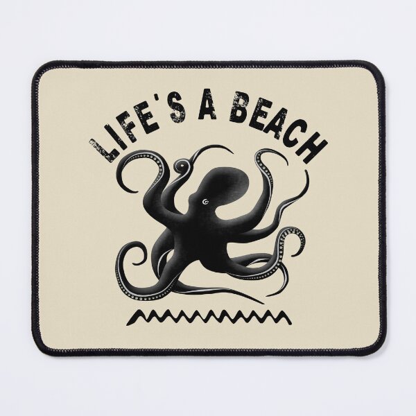 Item preview, Life Is A Beach - Funny Summer Vacation Pun Quote designed and sold by TMBTM.