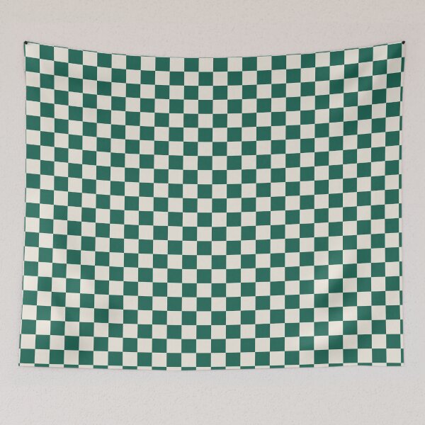 Item preview, Checkerboard - Emerald Green & Cream designed and sold by Epitome Girl.