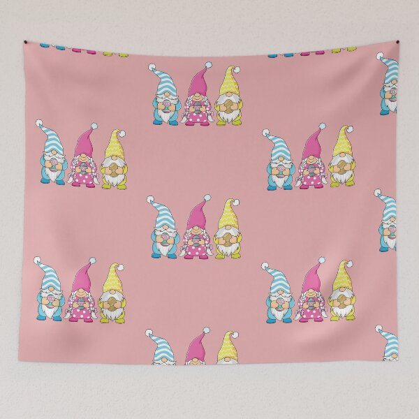 Item preview, THREE ESATER GNOMES HOLDING EGGS designed and sold by GamaArtDesign.