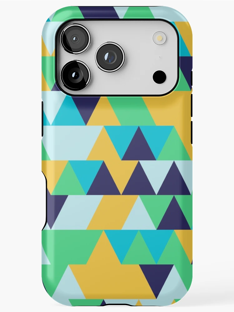 Thumbnail 1 of 4, iPhone Case, Triangles 3 designed and sold by genpythonart.