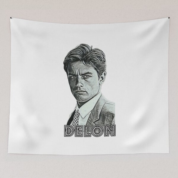 Item preview, Alain Delon Portrait designed and sold by EinsamerBaum.