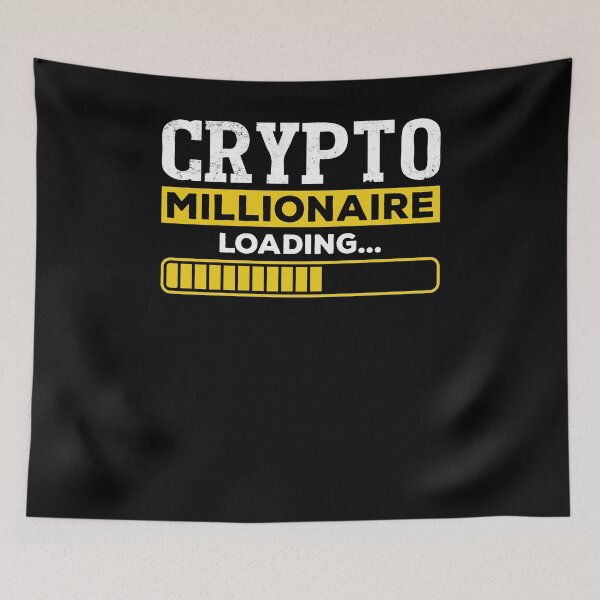 Item preview, Crypto Millionaire Loading Shirt, Funny Bitcoin Ethereum Shirt, Cryptocurrency Crypto Shirt, Funny Cryptocurrency Gift, Bitcoin Lover Shirt designed and sold by aymob.
