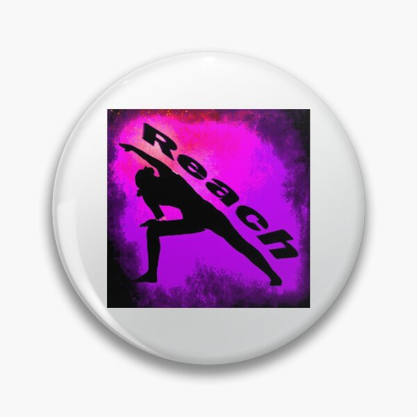 Item preview, Yoga Poses -  Purple and Pink Background Reach designed and sold by SadSacDesigns.