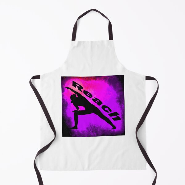 Item preview, Yoga Poses - Purple and Pink Background Reach designed and sold by SadSacDesigns.