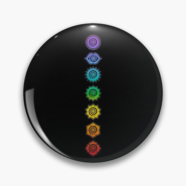 Item preview, Rainbow Chakras, Buddhism, Yoga, Cosmic Energy Centers designed and sold by nitty-gritty.