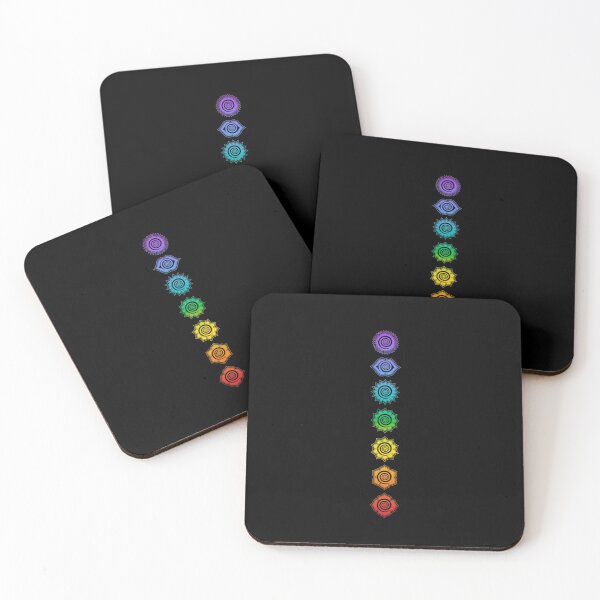 Item preview, Rainbow Chakras, Buddhism, Yoga, Cosmic Energy Centers designed and sold by nitty-gritty.