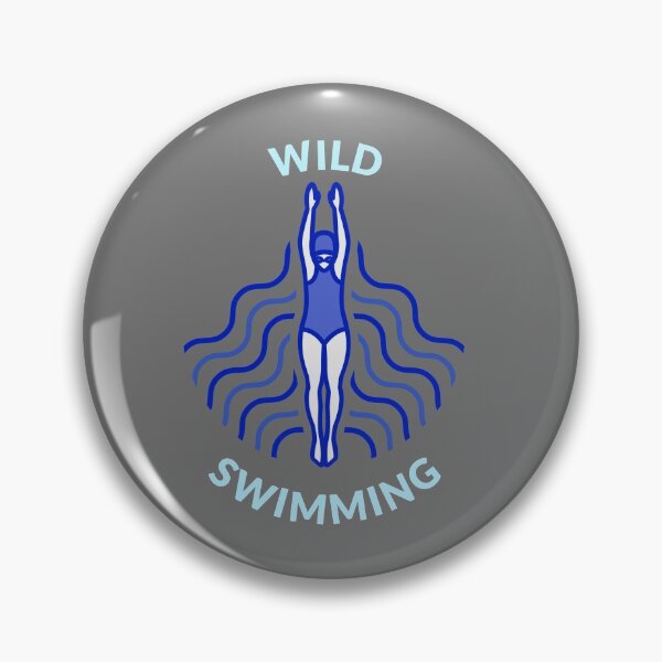Item preview, Wild Swimming - Light Blue - Graphic and Text - Wild Swimming Tees designed and sold by WildSwimming.