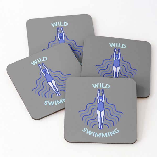 Item preview, Wild Swimming - Light Blue - Graphic and Text - Wild Swimming Tees designed and sold by WildSwimming.