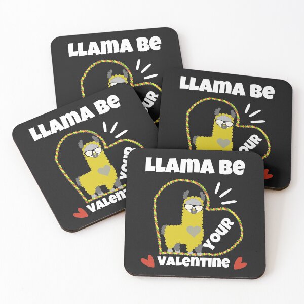 Item preview, Llama Be Your Valentine- Funny Llama Loves  designed and sold by AmeliaStore1.