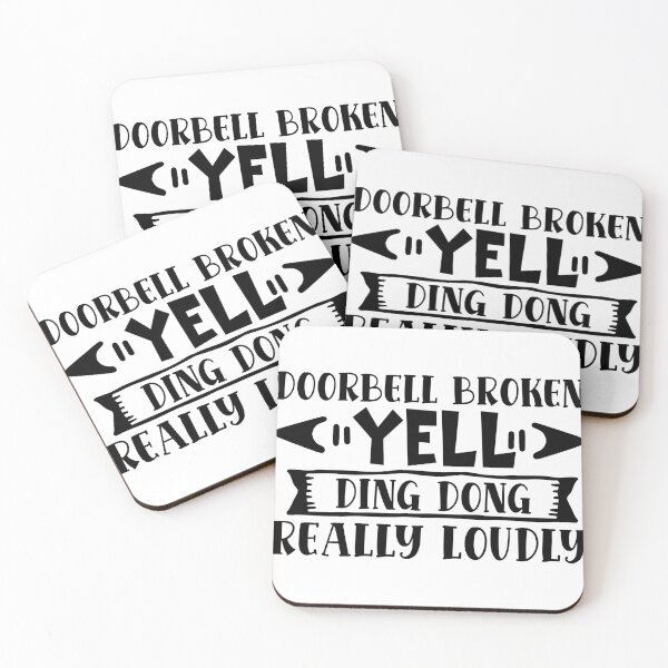 Item preview, Doorbell broken yell ding dong really loudly designed and sold by Best-Designers.