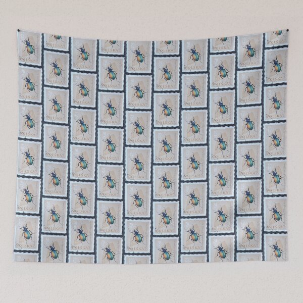 Item preview, Beetle Bug Poland Vintage Postage Stamp designed and sold by Factory57.