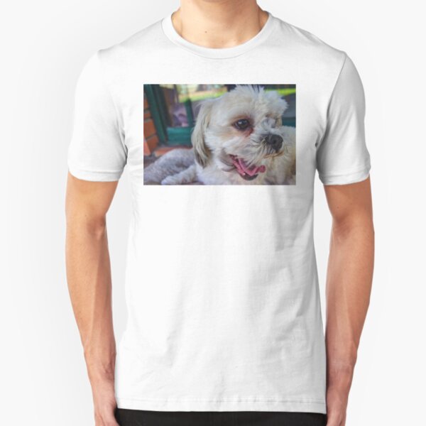 Maltese-shitzu Slim Fit T-Shirt