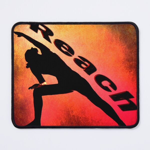 Item preview, Yoga Poses - Red Background Reach designed and sold by SadSacDesigns.