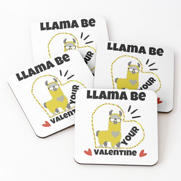 Item preview, Llama Be Your Valentine- Funny Llama Loves  designed and sold by AmeliaStore1.