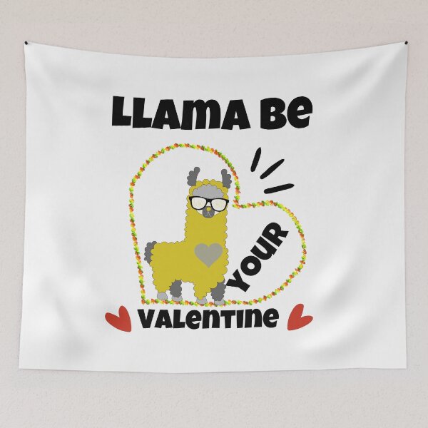 Item preview, Llama Be Your Valentine- Funny Llama Loves  designed and sold by AmeliaStore1.