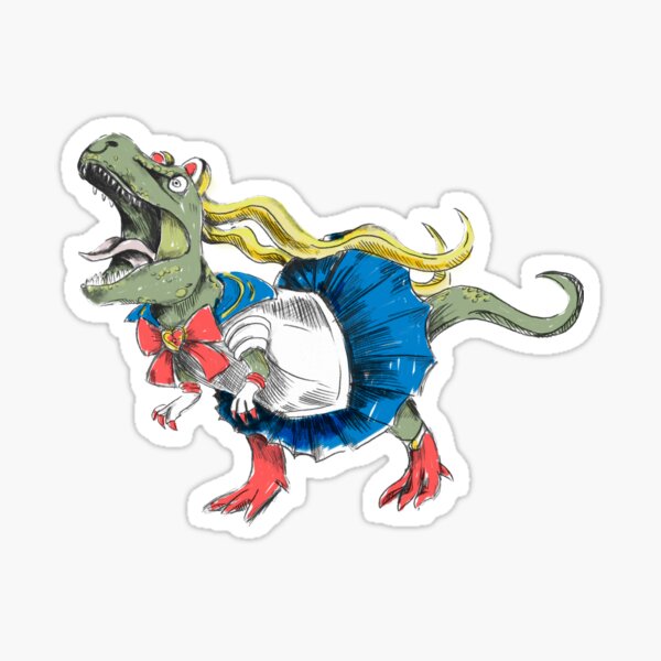 Item preview, Sailor Moon x T-rex designed and sold by Pyroant.