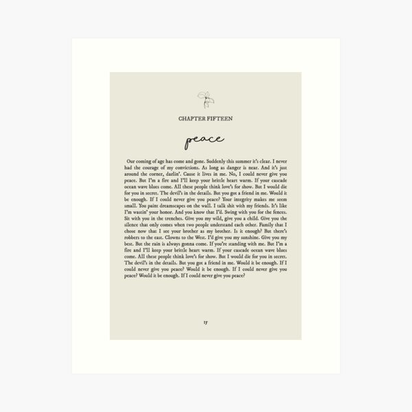 Taylor Swift Lyrics Art Prints for Sale