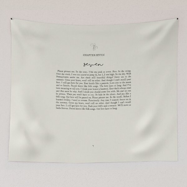 Item preview, Seven Lyrics designed and sold by queseraseraa.