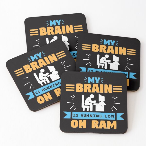 Item preview, My Brain Is Running Low On Ram designed and sold by verdecuddly.