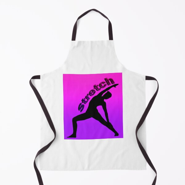 Item preview, Yoga Poses - Pink and Purple Background Stretch designed and sold by SadSacDesigns.