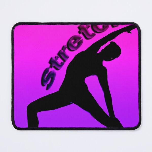 Item preview, Yoga Poses -  Pink and Purple Background Stretch designed and sold by SadSacDesigns.