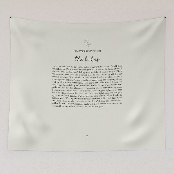 Item preview, The Lakes Lyrics designed and sold by queseraseraa.