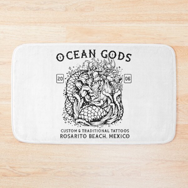 Item preview, Ocean Gods, Poseidon, Tattoo Studio Rosarito Beach, Mexico designed and sold by Proverbial Wisdom Design.